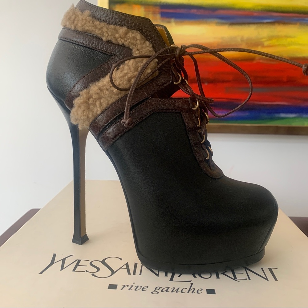 Yves Saint Laurent SL DEERLUXE/VETROGLACE/SHERLING 37.5 (US 7) Tribtoo 105 Aboot